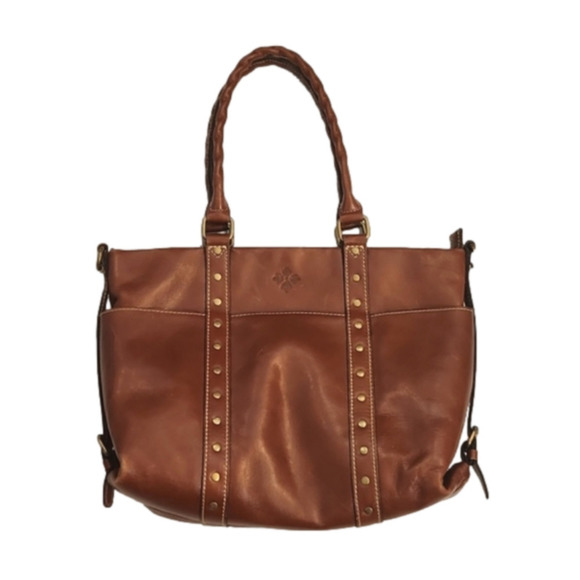 Patricia Nash Handbags - Womens Patricia Nash Carducci Leather tote in tan/light brown.